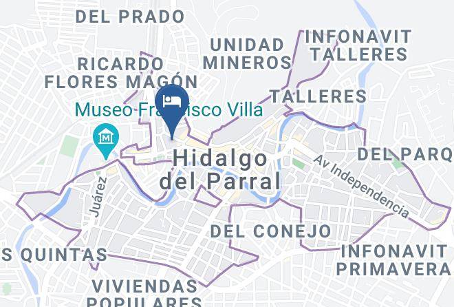 Hidalgo Del Parral - Hotel Fuentes Maps