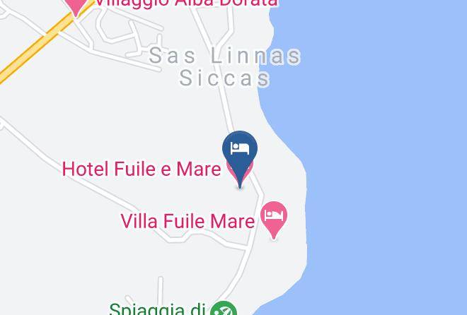 Nuoro - Hotel Fuile E Mare Maps