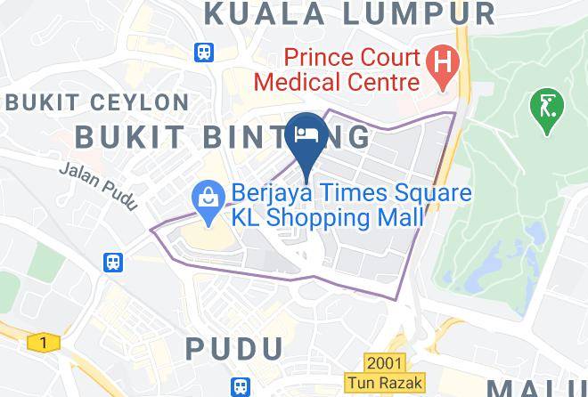 Kuala Lumpur - Hotel Fujisan Bukit Bintang Maps