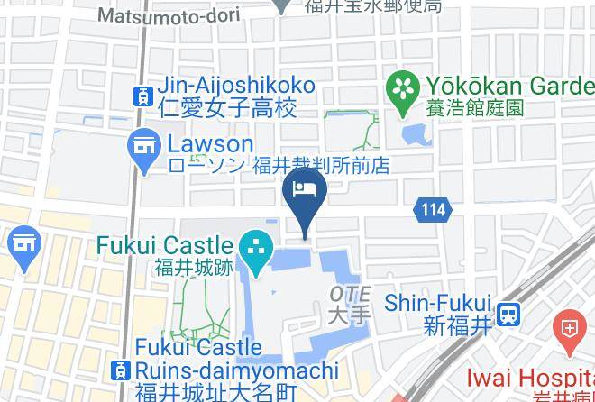 Fukui City - Hotel Fujita Fukui Maps