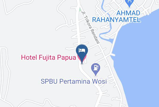Manokwari Regency - Hotel Fujita Papua Maps