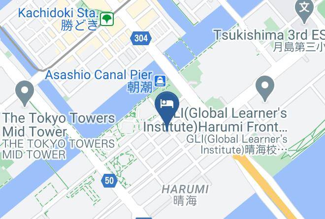 Chuo Ward - Hotel Fukuracia Harumi Maps