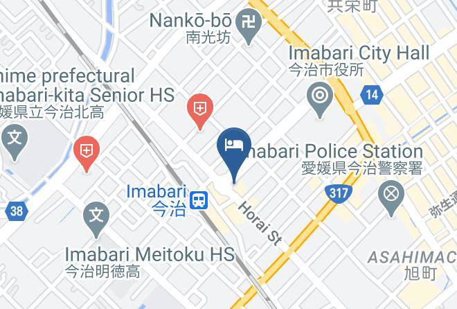 Imabari City - Hotel Fukutei Maps
