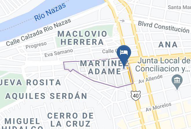 Torreon - Hotel Fundadores Torreon Coah Maps
