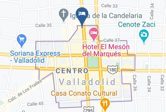 Valladolid - Hotel Fundadores Maps