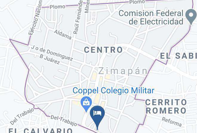 Zimapan - Hotel Fundicion Maps
