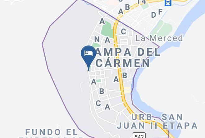 Chanchamayo - Hotel Fundo San Jose Maps