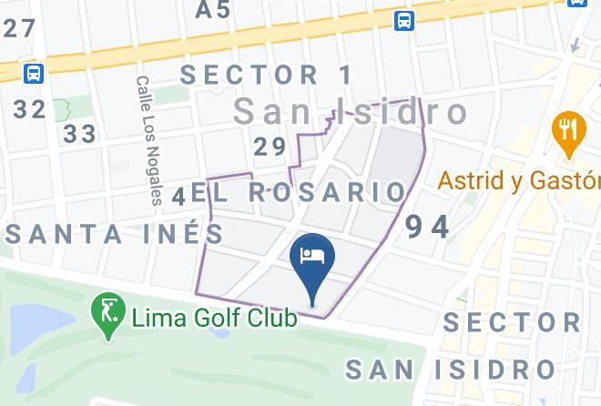 San Isidro - Hotel Fundo San Jose Ecolodge Maps