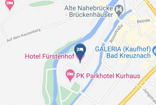 Bad Kreuznach - Hotel Furstenhof Maps