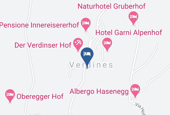 Hotel Furstenhof Schenna Map