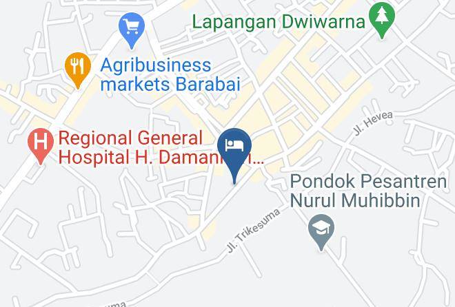Central Hulu Sungai Regency - Hotel Fusfa Maps