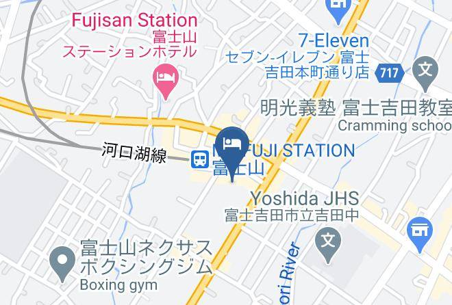 Fujiyoshida City - Hotel Fuyokaku Maps