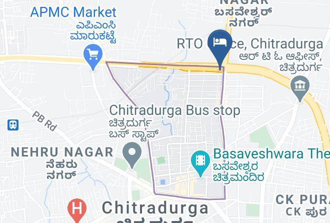 Chitradurga - Hotel G B T Comforts Maps