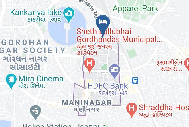 Ahmadabad - Hotel G Express Maps