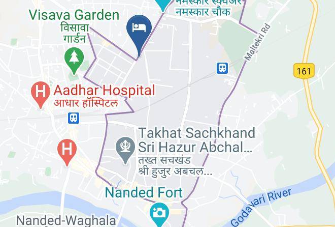Nanded - Hotel G N Executive Maps