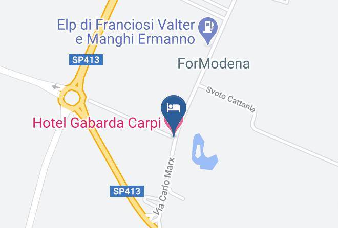 Hotel Gabarda Carpi Map