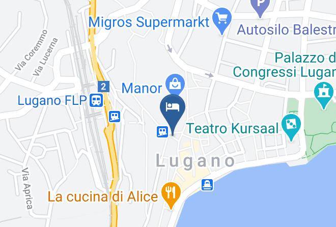 Lugano - Hotel Gabbani Maps