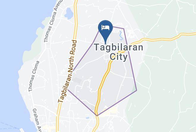 Bohol - Hotel Gabriella Maps