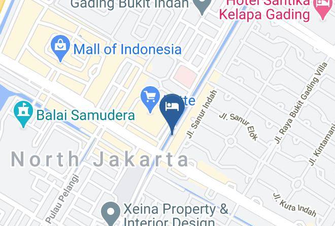 North Jakarta - Hotel Gading Batavia Maps