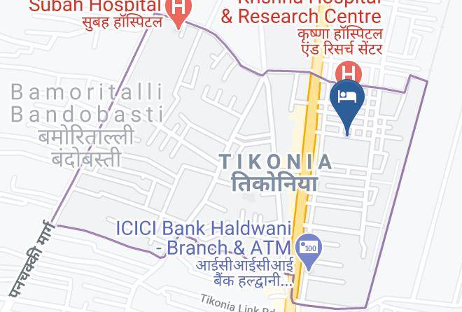 Haldwani - Hotel Gagandeep Regency Maps