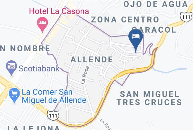 San Miguel De Allende - Hotel Gaia Maps