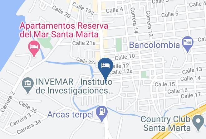 Santa Marta - Hotel Gairaca Real Maps