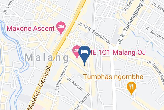 Kota Malang - Hotel Gajah Mada Graha Maps