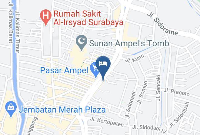 Kota Surabaya - Hotel Gajah Mada Maps