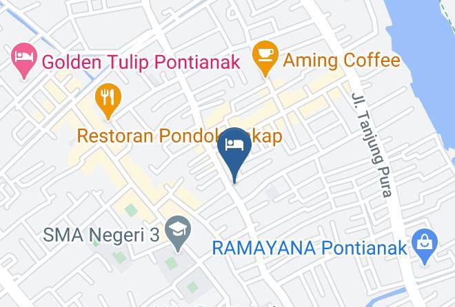 Kota Pontianak - Hotel Gajahmada Pontianak Maps