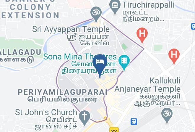 Tiruchirappalli - Hotel Gajapria Maps
