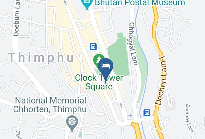Thimphu - Hotel Gakyil Maps
