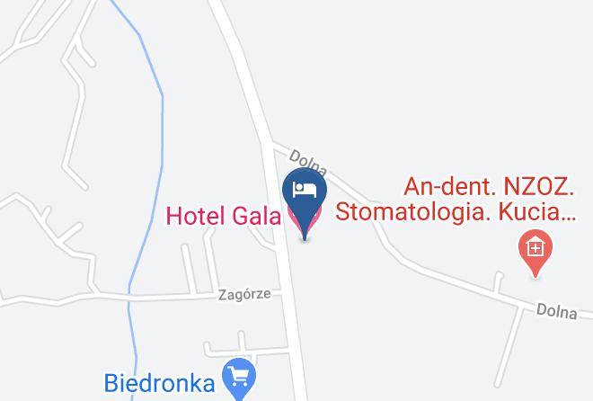 Myslenicki - Hotel Gala Maps