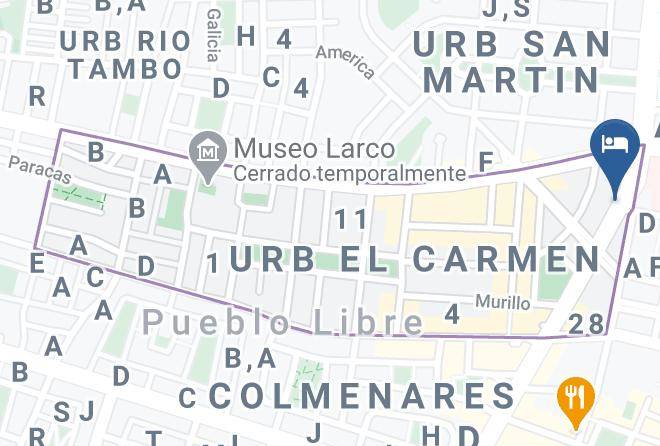 Magdalena Vieja - Hotel Gala Maps