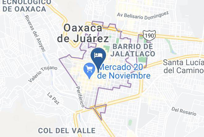 Oaxaca De Juarez - Hotel Gala Maps