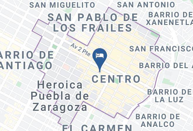 Heroica Puebla De Zaragoza Puebla - Hotel Gala Maps