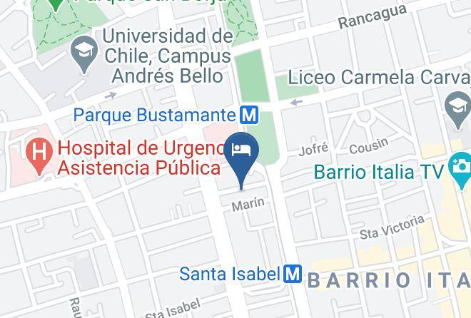 Santiago - Hotel Gala Maps