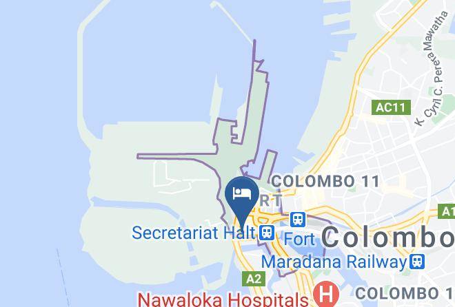 Colombo - Hotel Galadari Maps