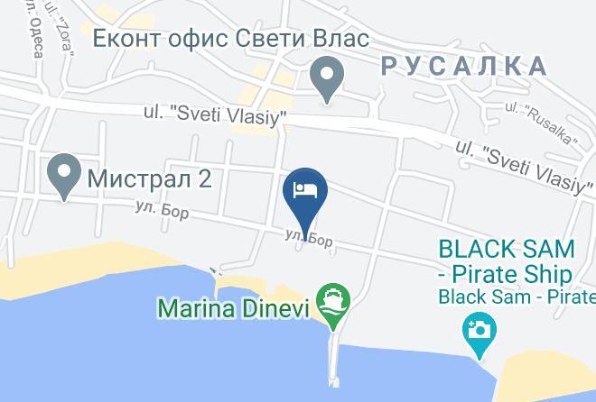 Nesebar - Hotel Galaktik Maps