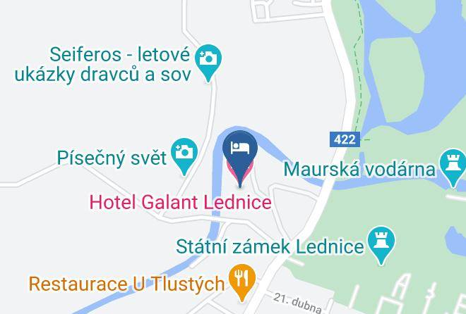 Breclav - Hotel Galant Lednice Maps