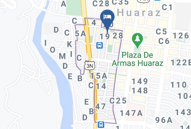 Huaraz - Hotel Galaxia Maps
