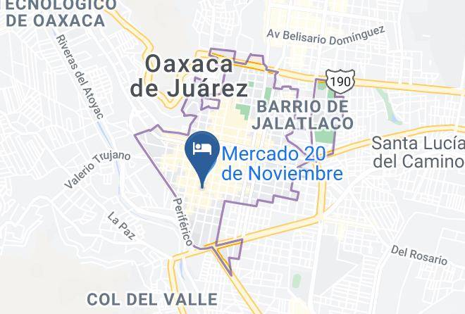Oaxaca De Juarez - Hotel Galaxia Maps