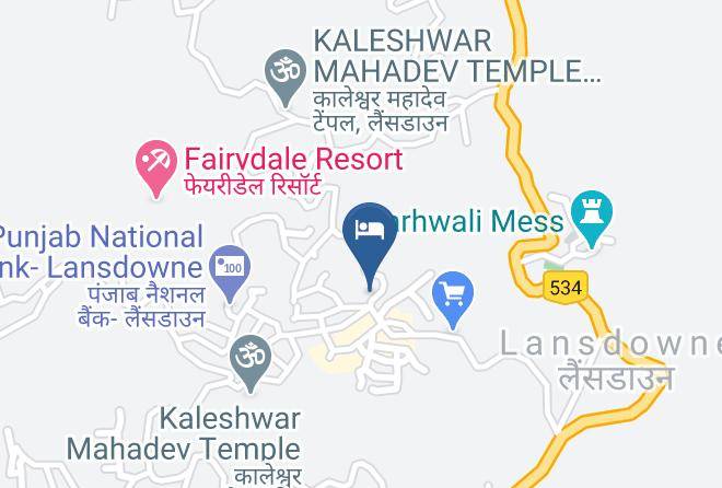 Lansdowne - Hotel Galaxy Lansdowne Uttarakhand Maps