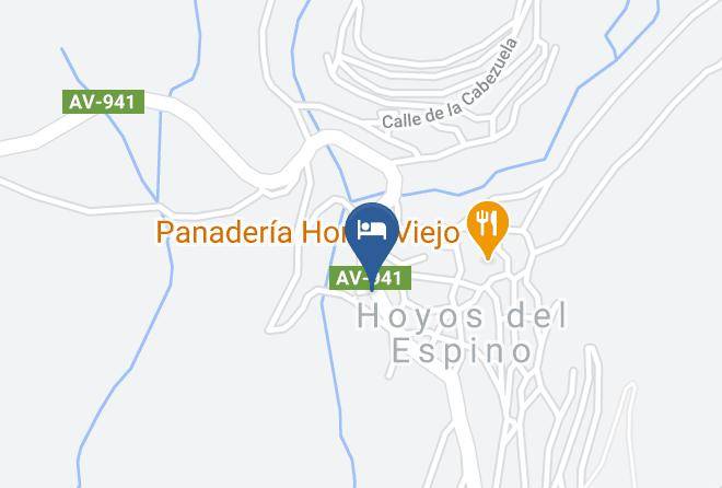 Avila - Hotel Galayos Maps