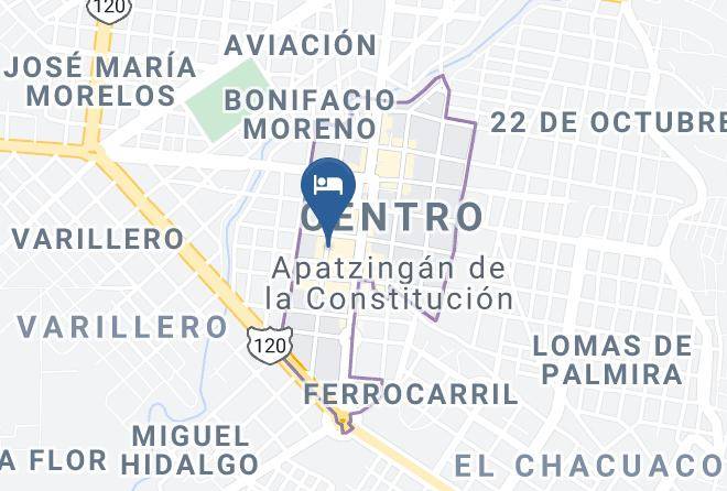 Apatzingan - Hotel Galeana Maps