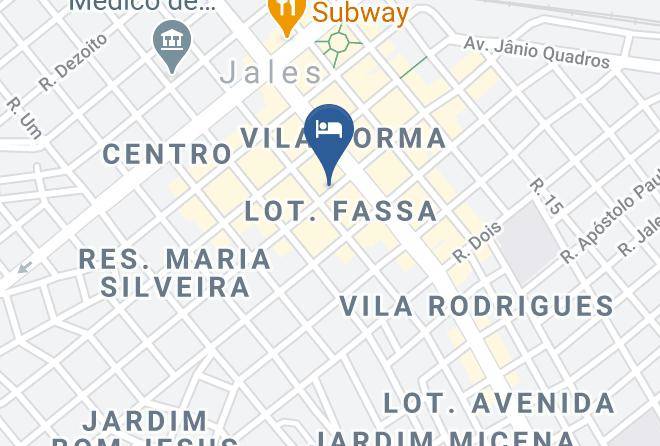 Jales - Hotel Galeria Maps