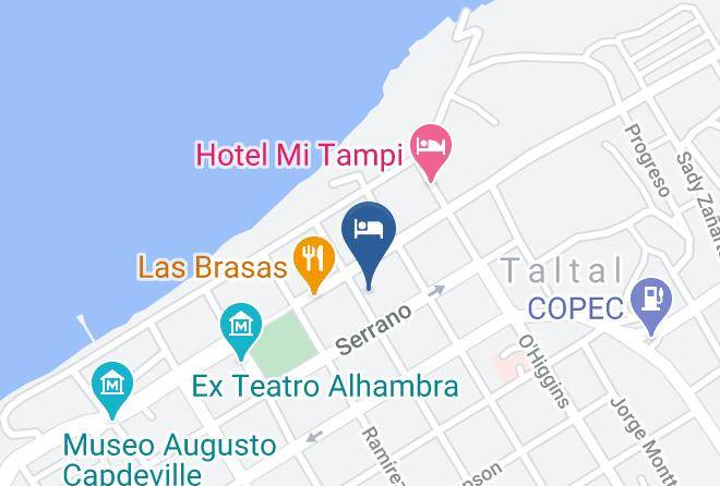 Antofagasta Province - Hotel Galeria Las Brisas Maps