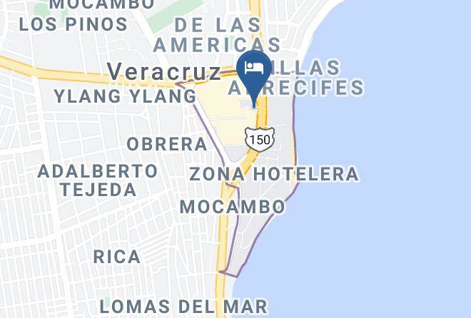 Boca Del Rio - Hotel Galeria Plaza Veracruz Maps