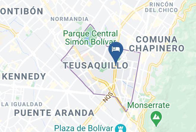 Bogota - Hotel Galeria Real Maps