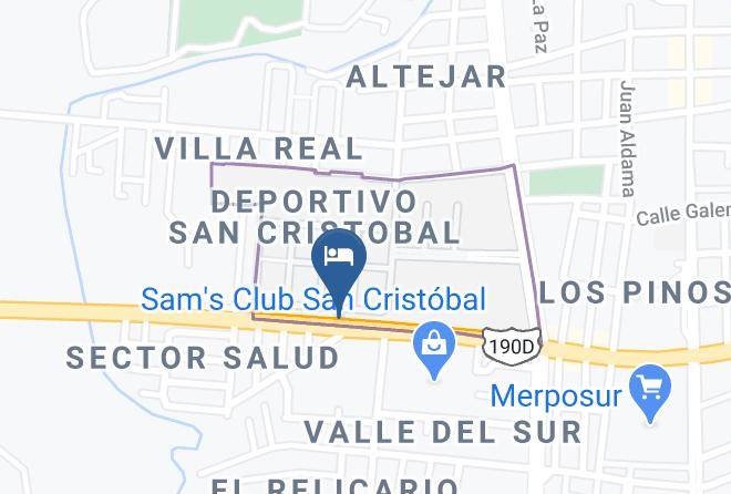 San Cristobal De Las Casas - Hotel Galeria Maps