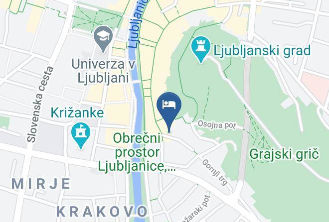 Ljubljana - Hotel Galerija Ars Druzinski Hotel Doo Maps